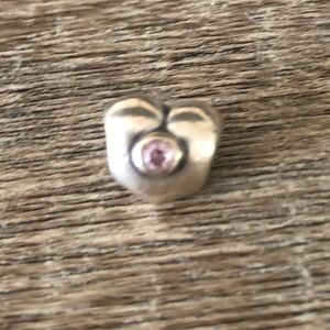Silver Heart Pandora Charm